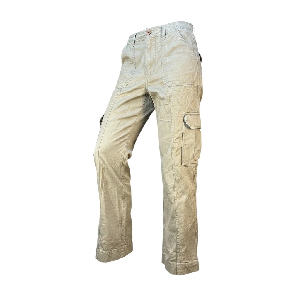 Abercrombie & Fitch Women's Olive Green Cargo Pants